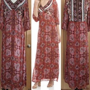 Cheztu prairie Maxi-dress sz10